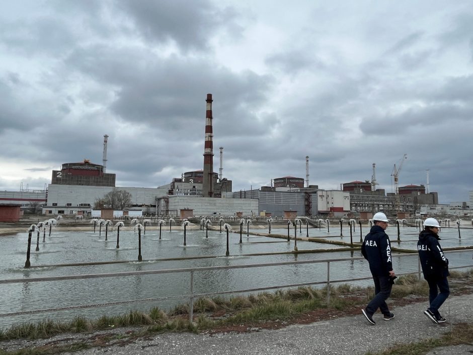 Ukrainos Kachovkos užtvankos rezervuaras nebegali tiekti vandens Zaporižios AE