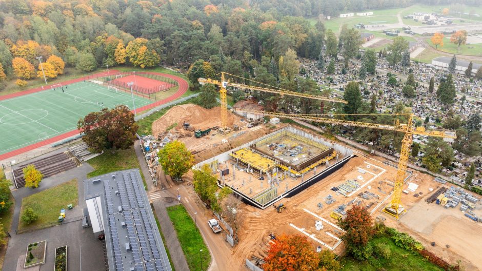 Plaukimo entuziastų laukia dar viena nauja erdvė: Panemunėje statomas baseinas