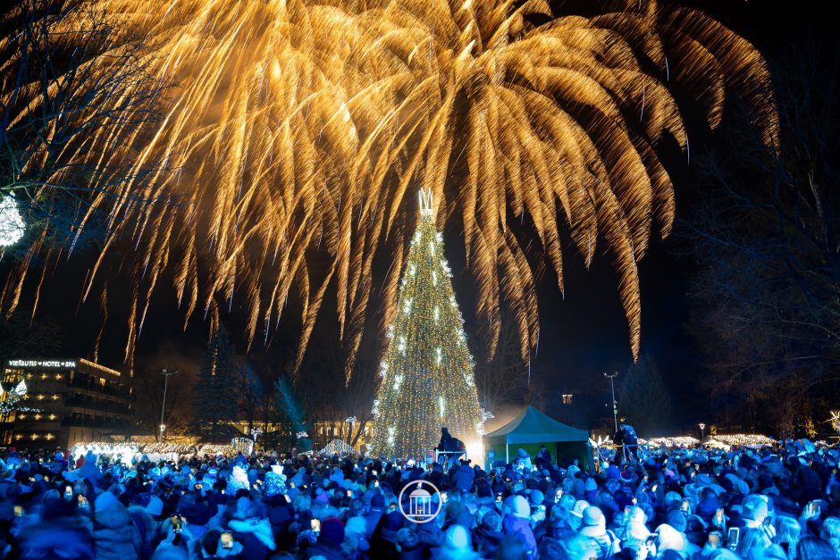 Druskininkuose – Kalėdų eglės įžiebimas, fejerverkai ir Silvester Belt koncertas