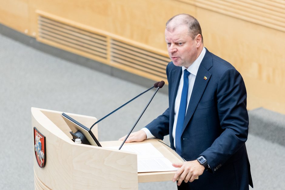 S. Skvernelis: esu tvirtai apsisprendęs 2024-ais nesiekti prezidento posto