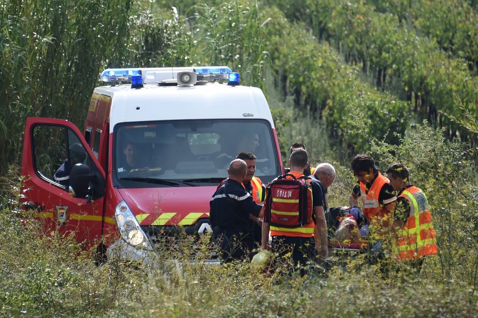 Pietų Prancūzijoje per traukinio avariją sužaloti 8 žmonės