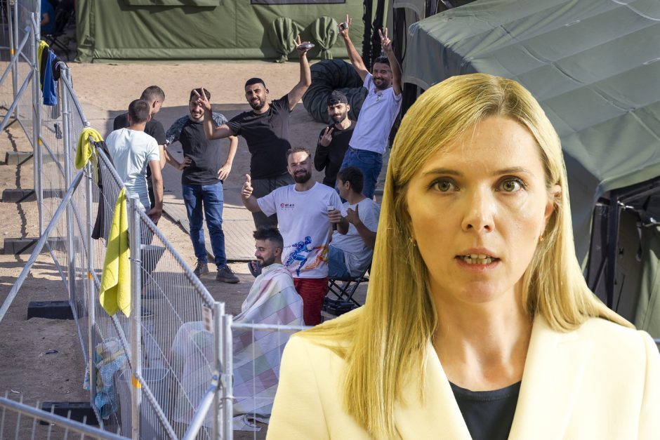 Ministrė: Rūdninkų poligone neramumai numalšinti, pabėgę migrantai grąžinti 