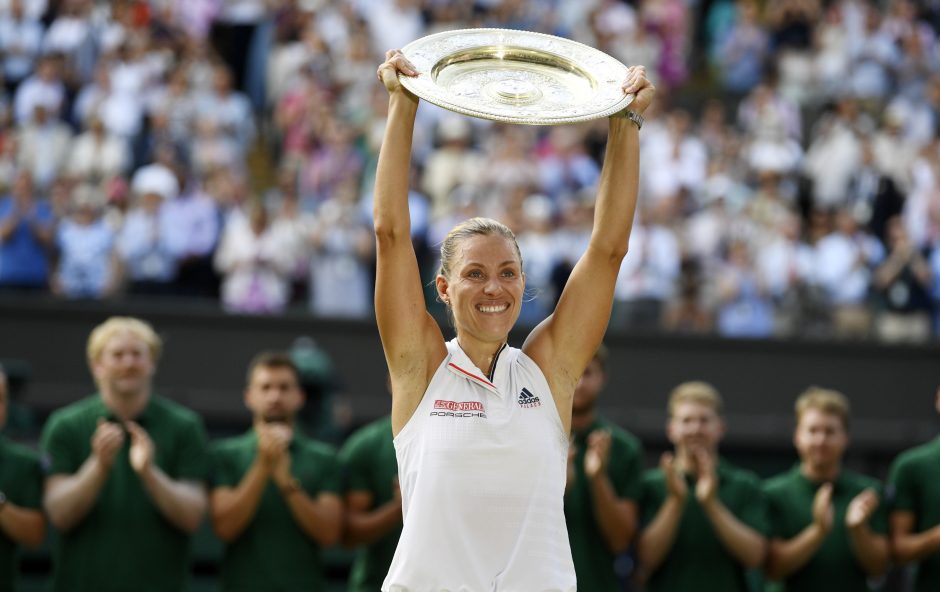 Vimbldono turnyre triumfavo vokietė A. Kerber