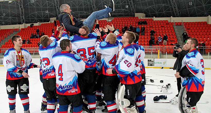 Lietuvos čempionato bronzą iškovojo Rokiškio ledo ritulininkai