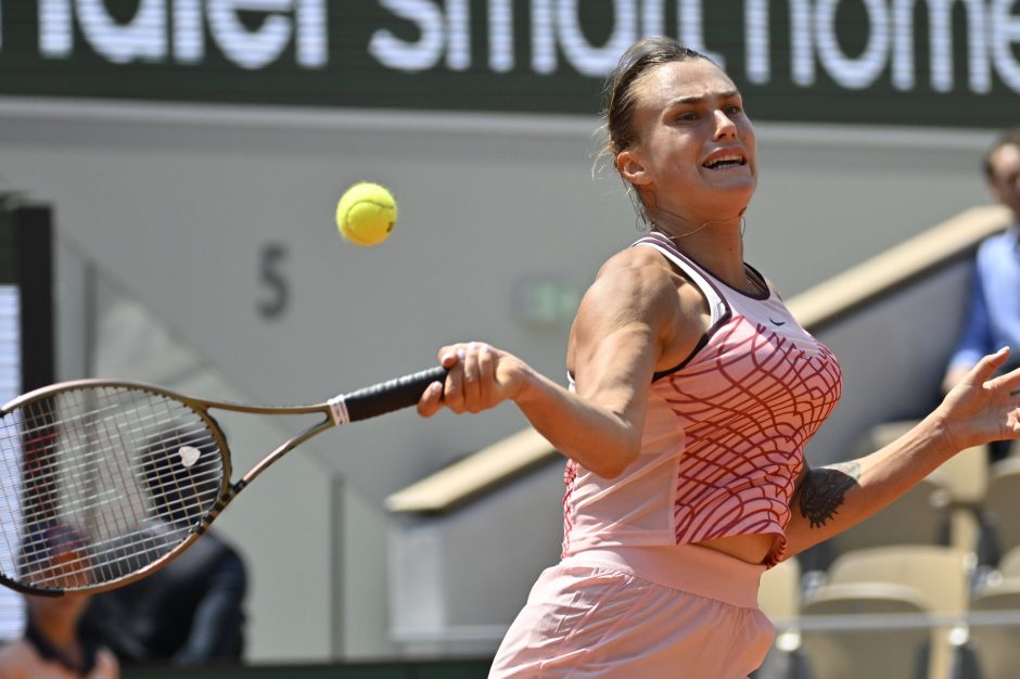 Teniso žvaigždė A. Sabalenka: nepritariu karui, nepritariu A. Lukašenkai