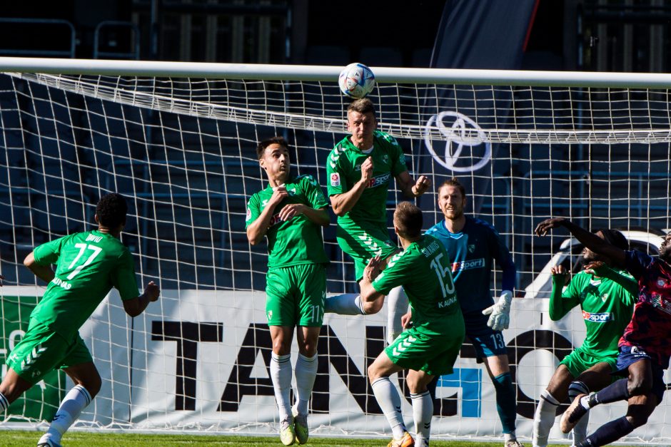 „Kauno Žalgirio“ futbolininkai nutraukė pralaimėjimų seriją