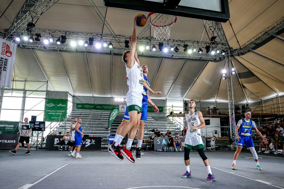 Tautų lygos pirmajame etape – Lietuvos 3×3 rinktinių triumfas