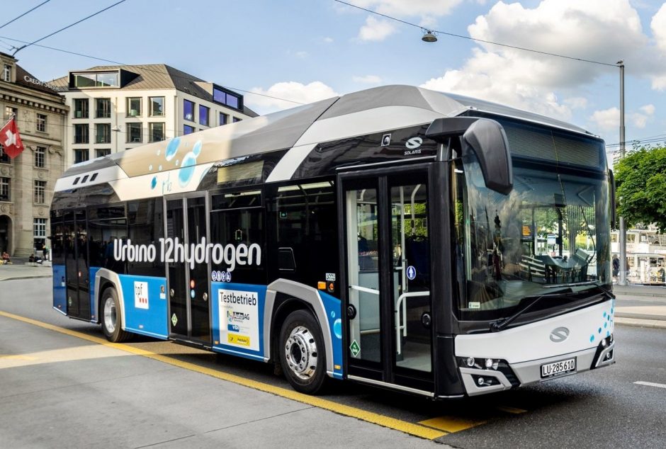 Kaune ir Vilniuje pirmą kartą riedės vandeniliu varomas autobusas