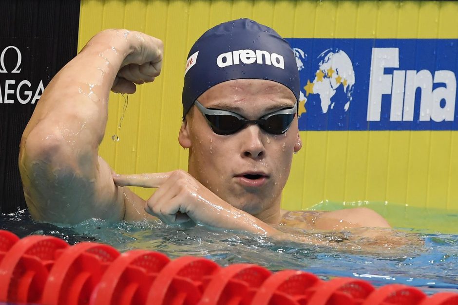 Plaukimo čempionate – D. Rapšio, G. Titenio ir U. Mažutaitytės pergalės