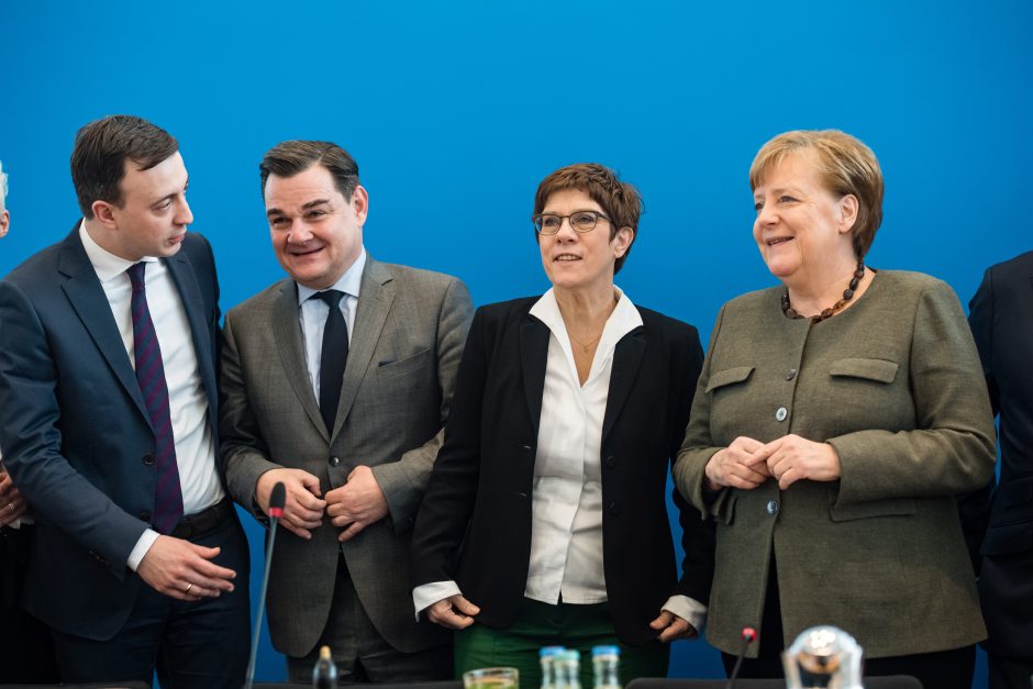 Vokietijos CDU savo lyderį rinks balandį