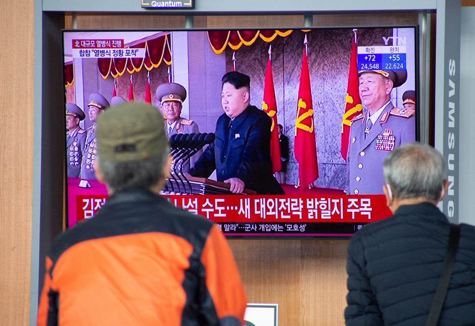 Šiaurės Korėjos lyderis  teigia, kad jo šalyje nėra nė vieno koronaviruso atvejo