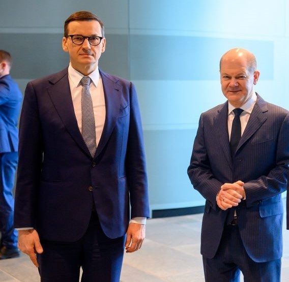 Lenkijos premjeras antradienį susitiks su Vokietijos kancleriu