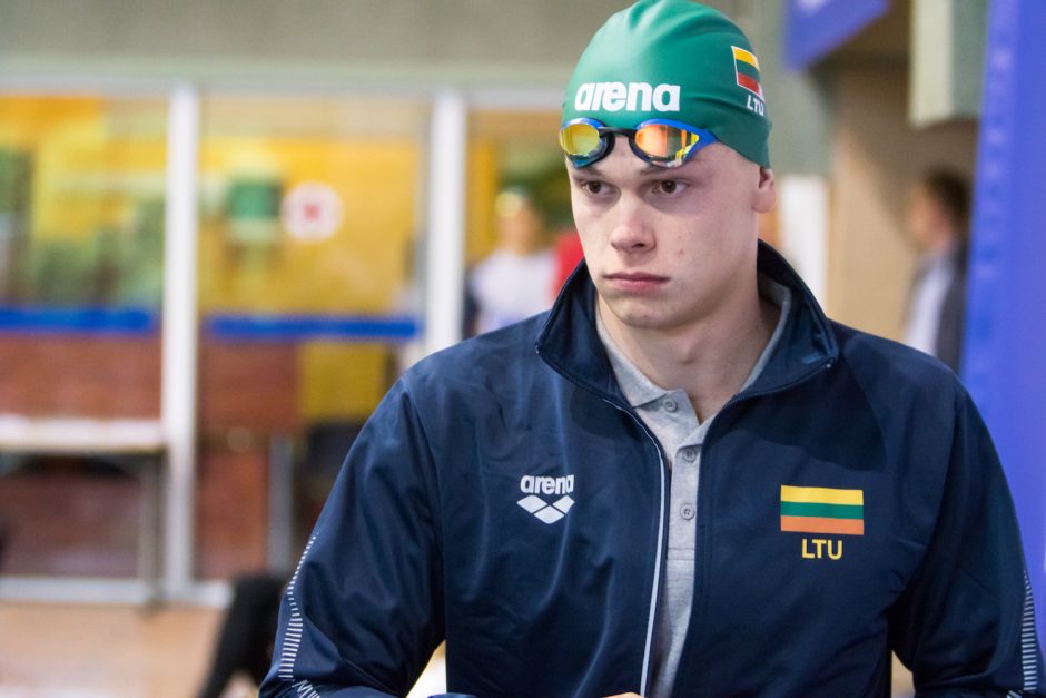 Lietuvos rekordą pagerinęs D. Rapšys Singapūre iškovojo sidabro medalį