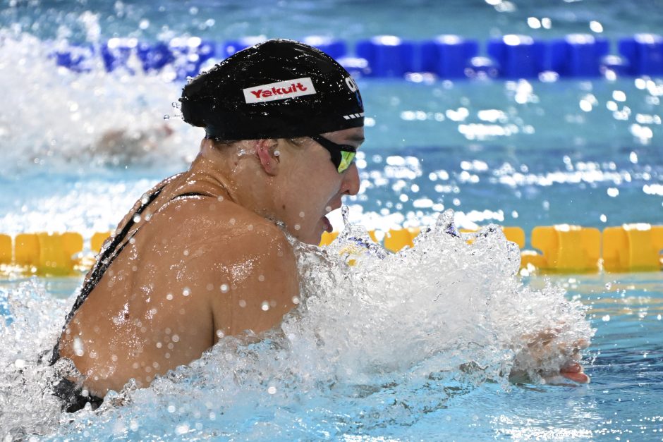 Sekmadienį R. Meilutytė tapo pasaulio čempione