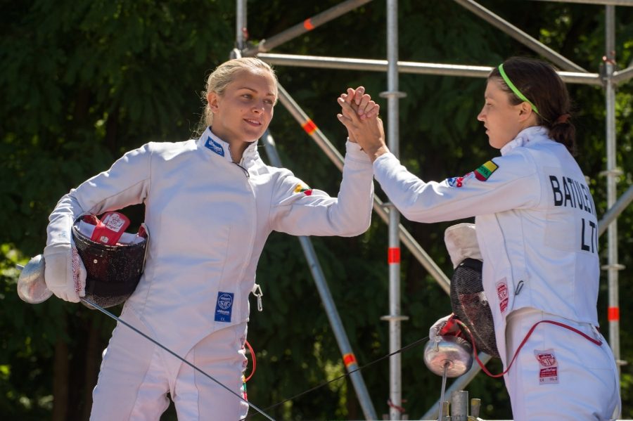 Lietuvių penkiakovininkių ketvertas Kinijoje pateko į finalą