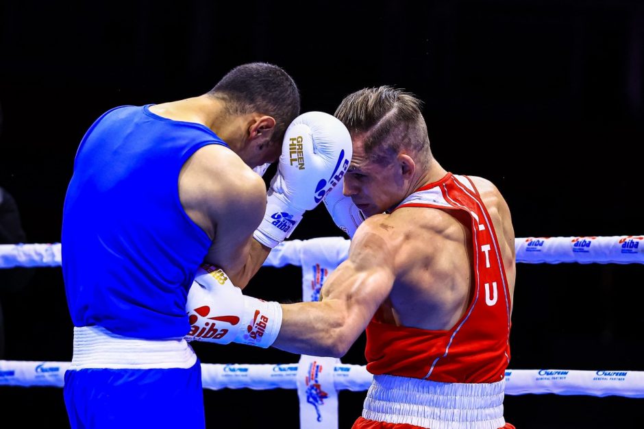 Lietuvos boksininkas E. Skurdelis liko per žingsnį nuo pasaulio čempionato medalio