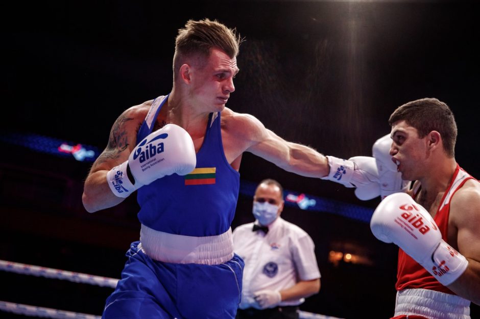 Lietuvos boksininkas E. Skurdelis liko per žingsnį nuo pasaulio čempionato medalio