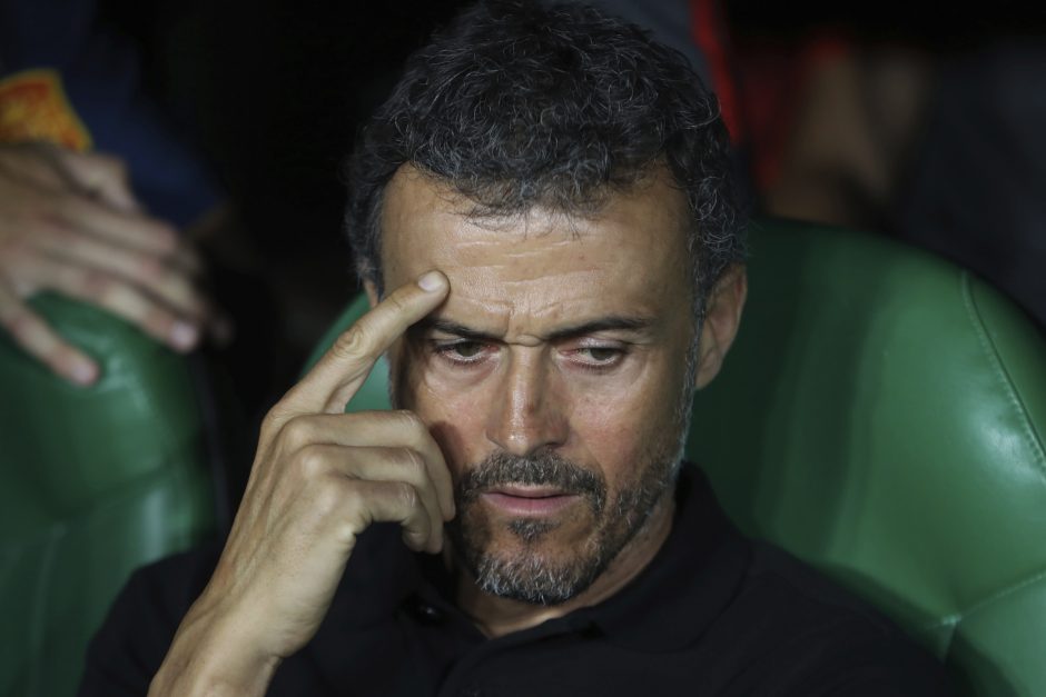 L. Enrique paliko Ispanijos futbolo rinktinės trenerio postą