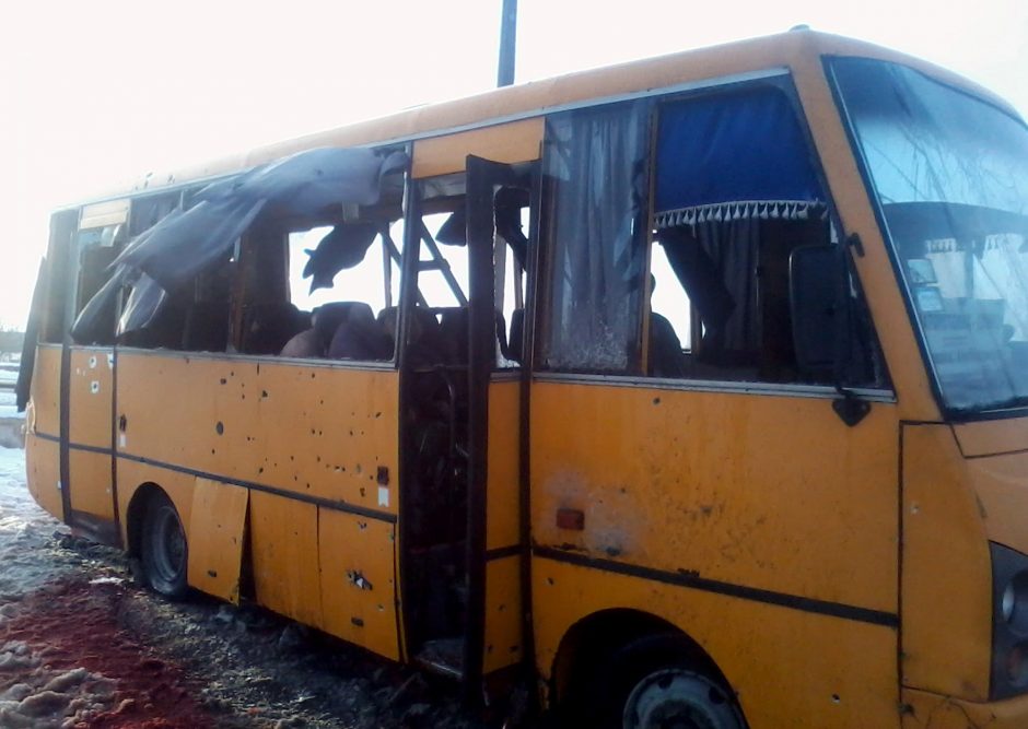 Autobusu, į kurį pataikė raketa, važiavusi ukrainietė papasakojo apie išsigelbėjimą