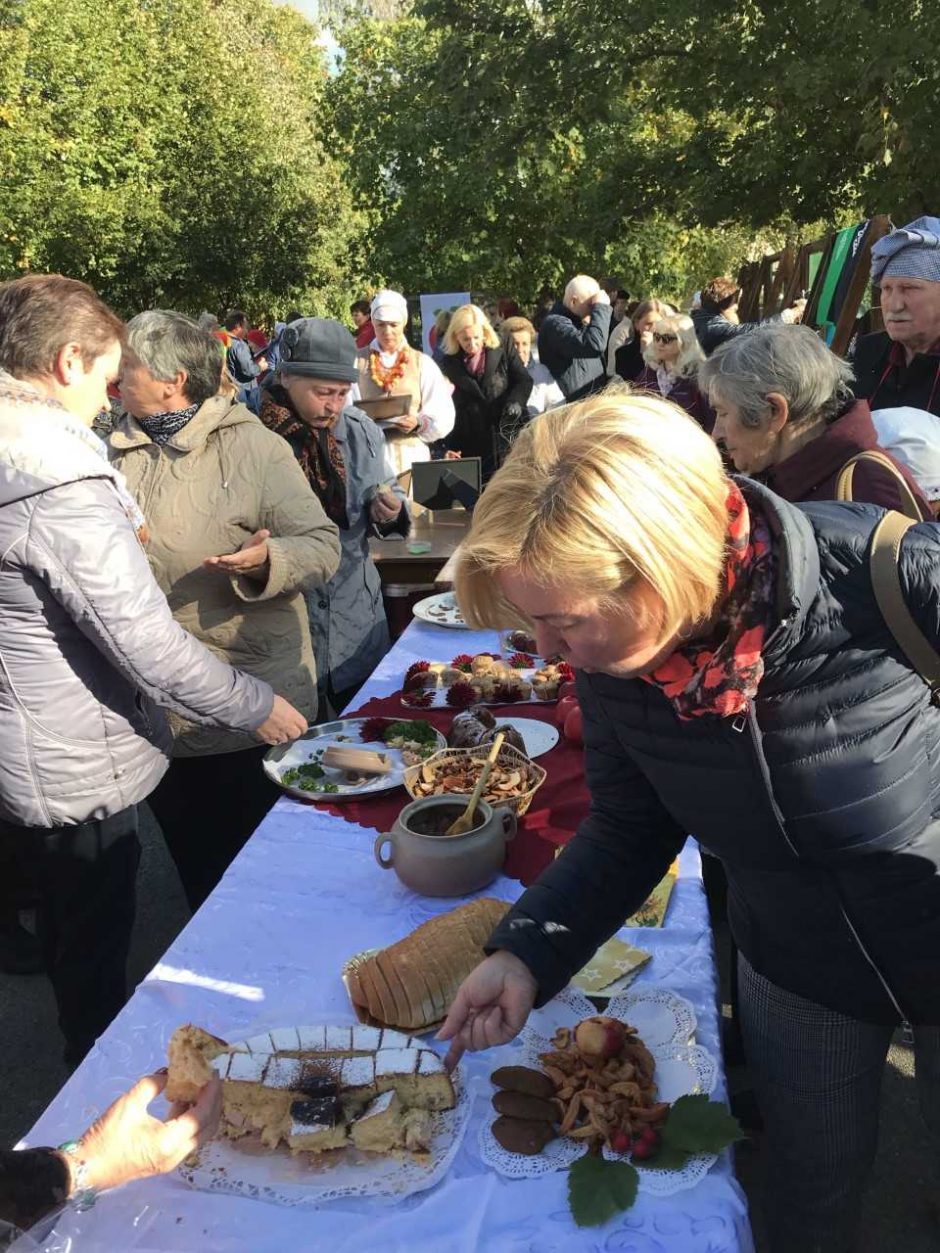 Babtų bendruomenę sušildė obuolienės aromatas ir liaudiškos melodijos 