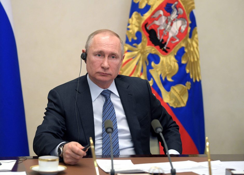 V. Putinas per G-20 susitikimą paragino paskelbti sankcijų „moratoriumą“