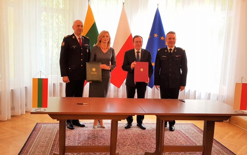 Lietuvos ir Lenkijos ministrai sutarė dėl bendradarbiavimo krizinėmis situacijomis