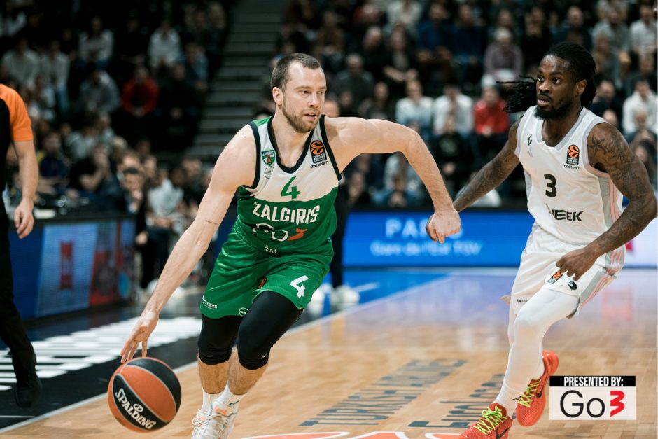 „Žalgiris“ antrą kartą nusileido ASVEL krepšininkams