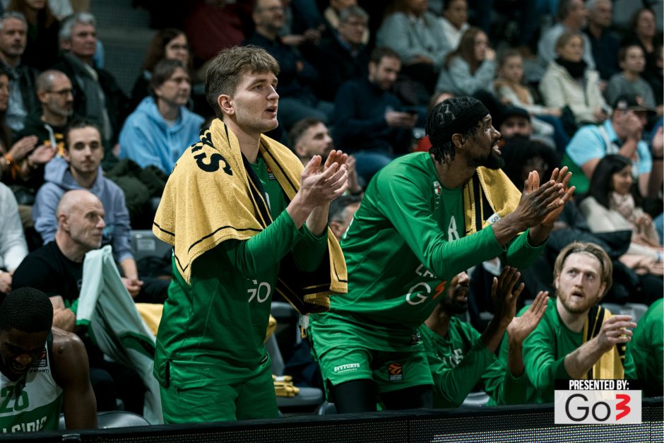 „Žalgiris“ antrą kartą nusileido ASVEL krepšininkams