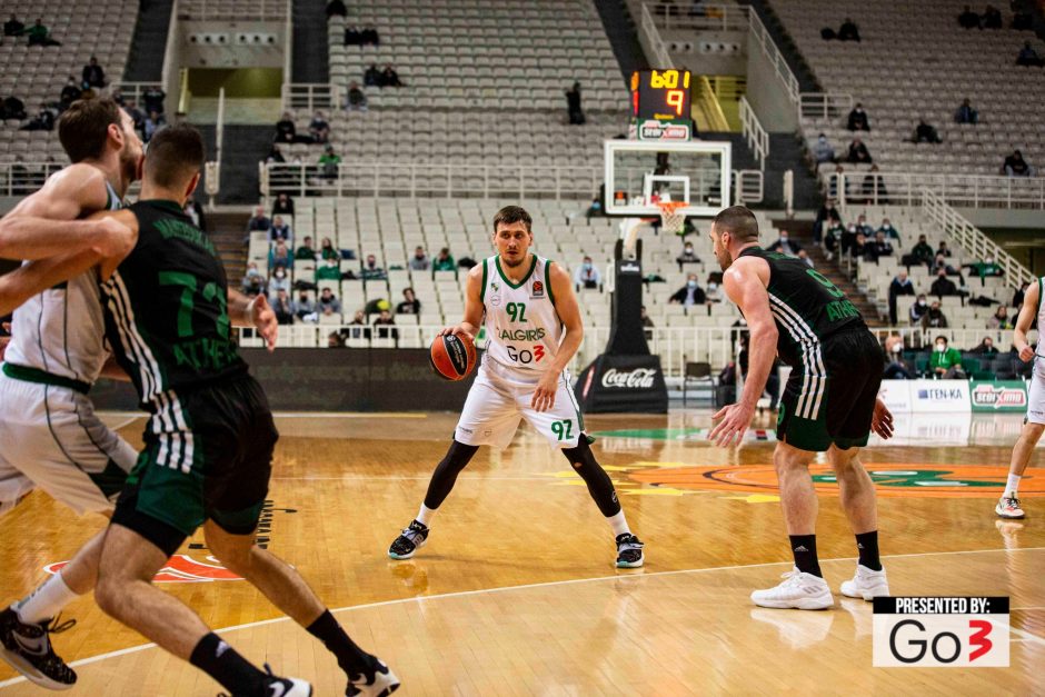 „Žalgiris“ Eurolygoje pratęsė pergalių seriją: įveikė Panathinaikos“ komandą