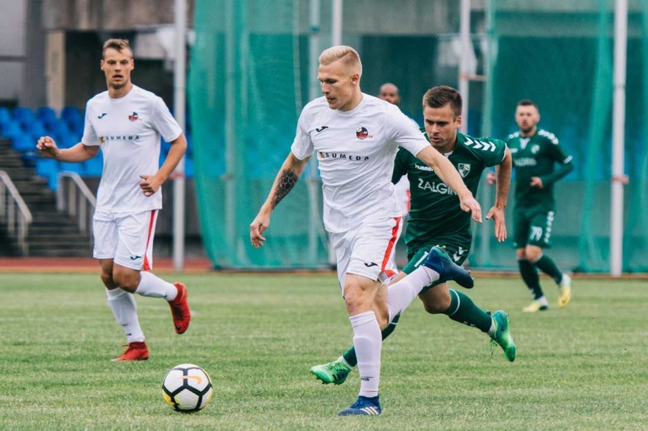 „Kauno Žalgirio“ futbolininkai neprilygo šalies čempionams