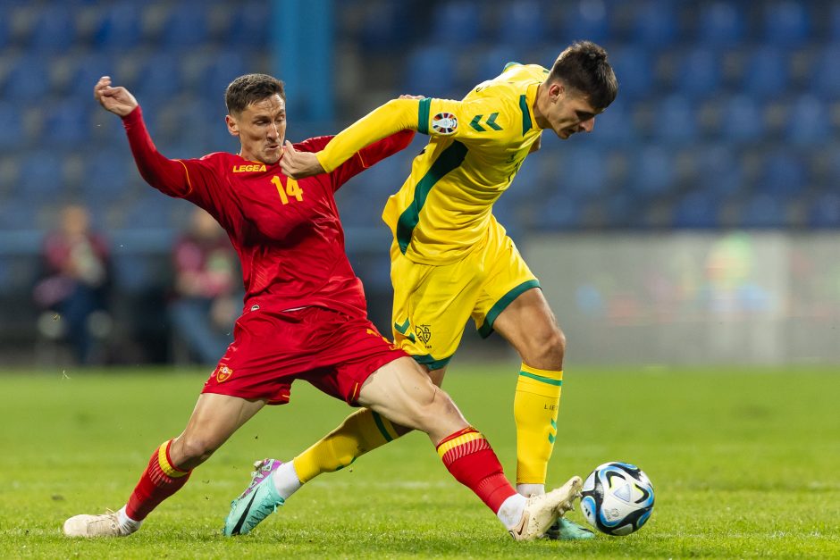 Nesvetingoje Podgoricoje – skaudi pamoka futbolo rinktinei