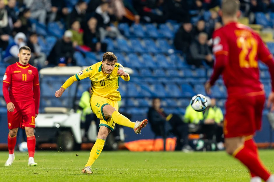 Nesvetingoje Podgoricoje – skaudi pamoka futbolo rinktinei