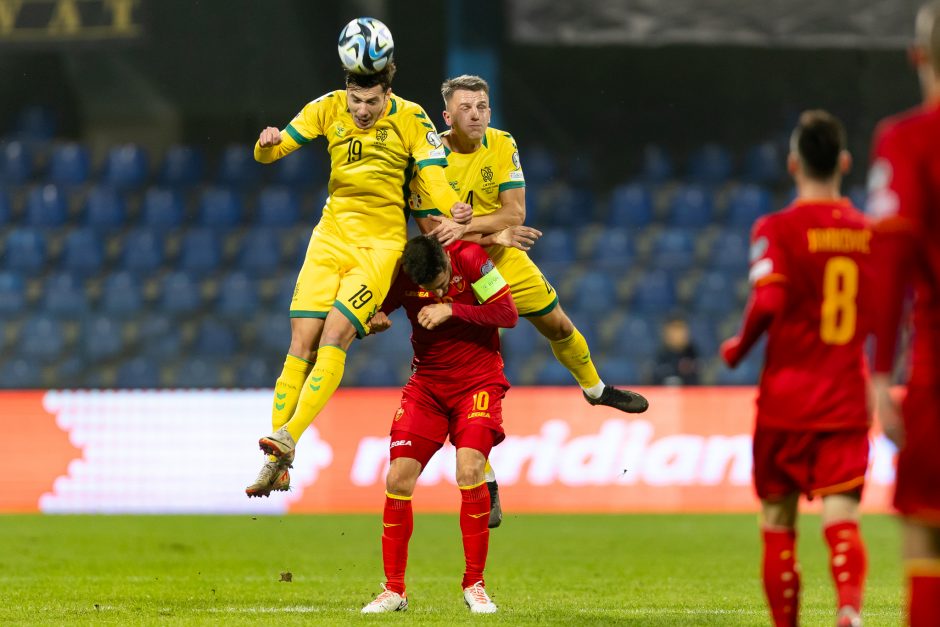 Nesvetingoje Podgoricoje – skaudi pamoka futbolo rinktinei