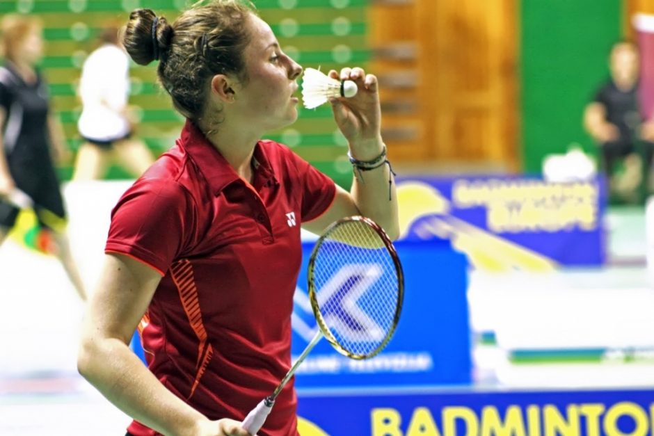 Sporto halėje spindi ir naujosios badmintono žvaigždutės