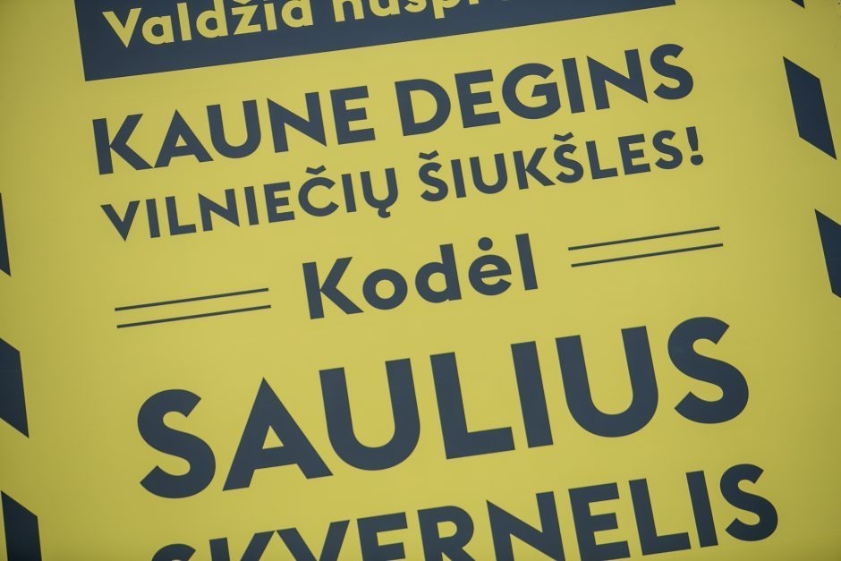 Kauno savivaldybė skundžia konservatorių reklamą: tai – visuomenės kiršinimas