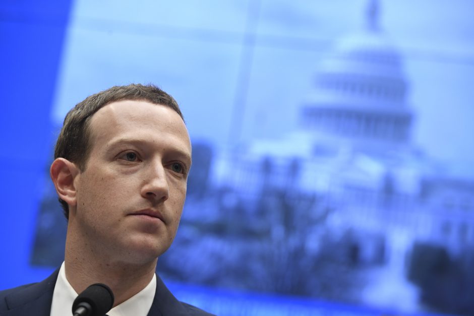 M. Zuckerbergas: socialinių tinklų veiklos reglamentavimas yra neišvengiamas