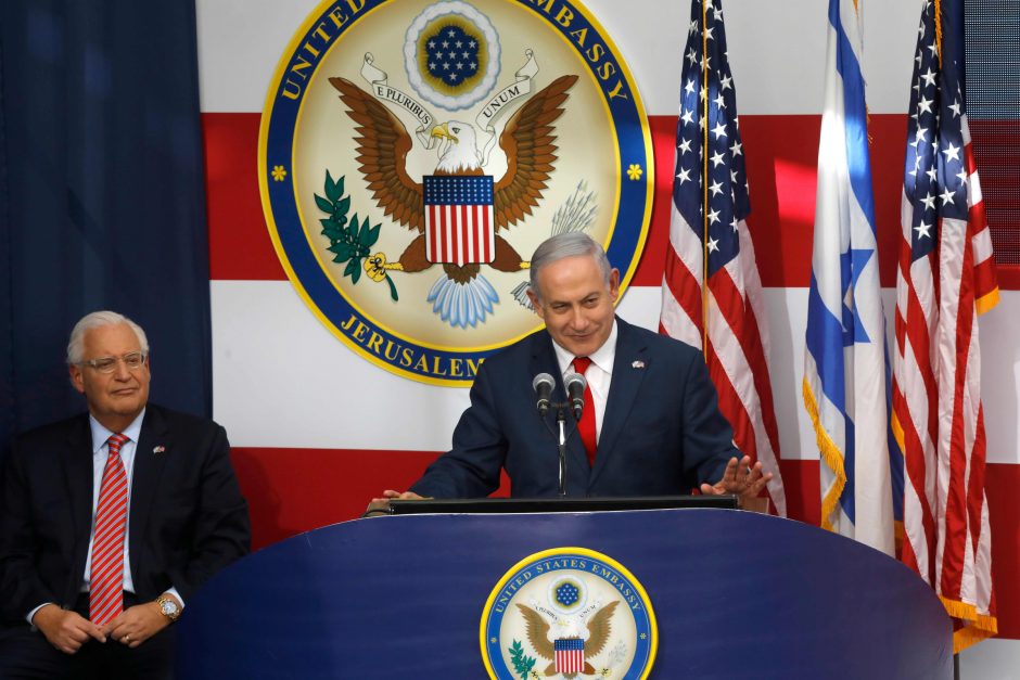 Jungtinės Valstijos oficialiai atidarė savo ambasadą Jeruzalėje