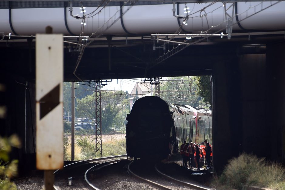 Pietų Prancūzijoje per traukinio avariją sužaloti 8 žmonės