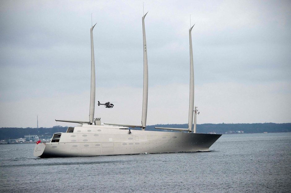 Vokietijoje pradėti didžiausios pasaulyje jachtos bandymai
