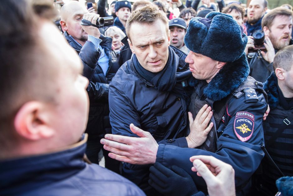 Rusiją krečia nauji protestai, sulaikytas A. Navalnas