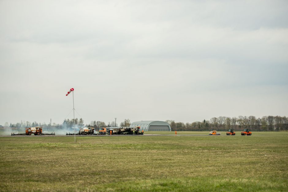 Naujas asfaltas S. Dariaus ir S. Girėno aerodrome – didelių permainų pradžia