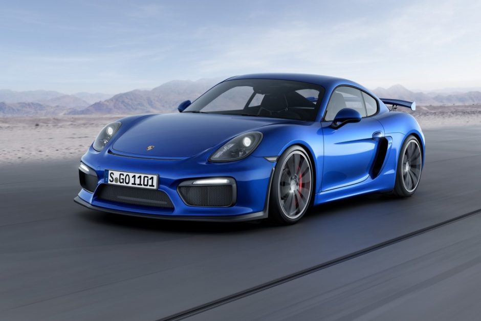 „Porsche“ premjera – sportinių modelių etalonas „Cayman GT4“