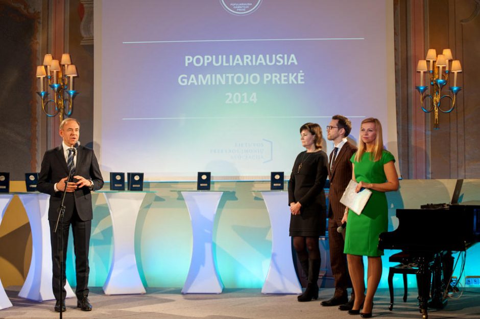 Paaiškėjo konkurso „Populiariausia gamintojo prekė 2014“ nugalėtojai