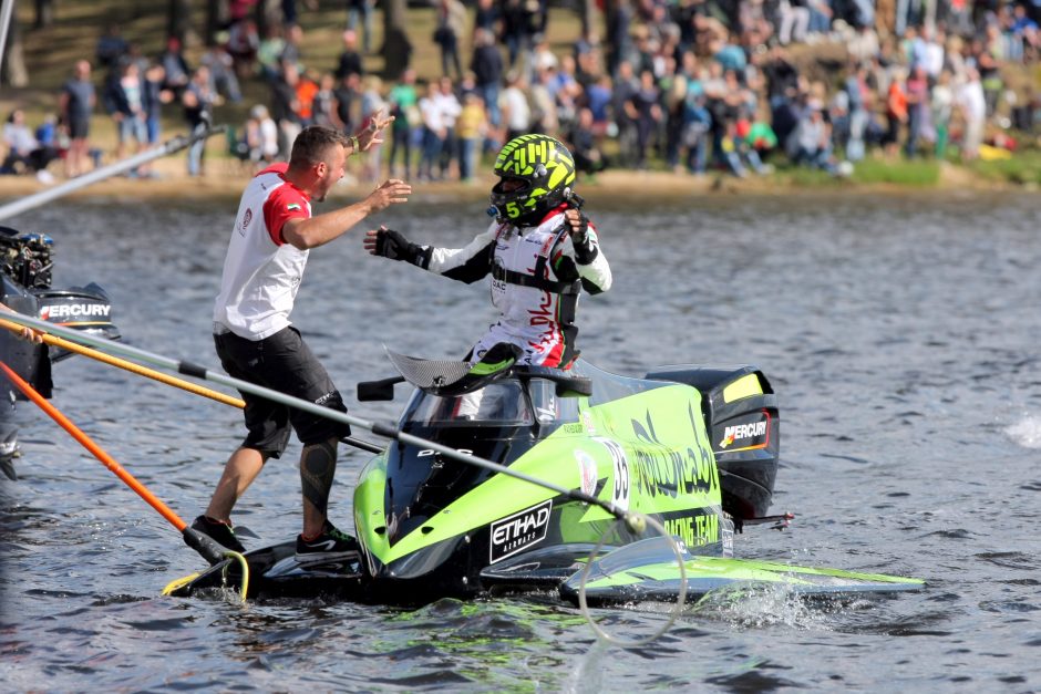 Vandens formulių lenktynių atgarsiai: pilotai į Kauną greičiausiai dar sugrįš