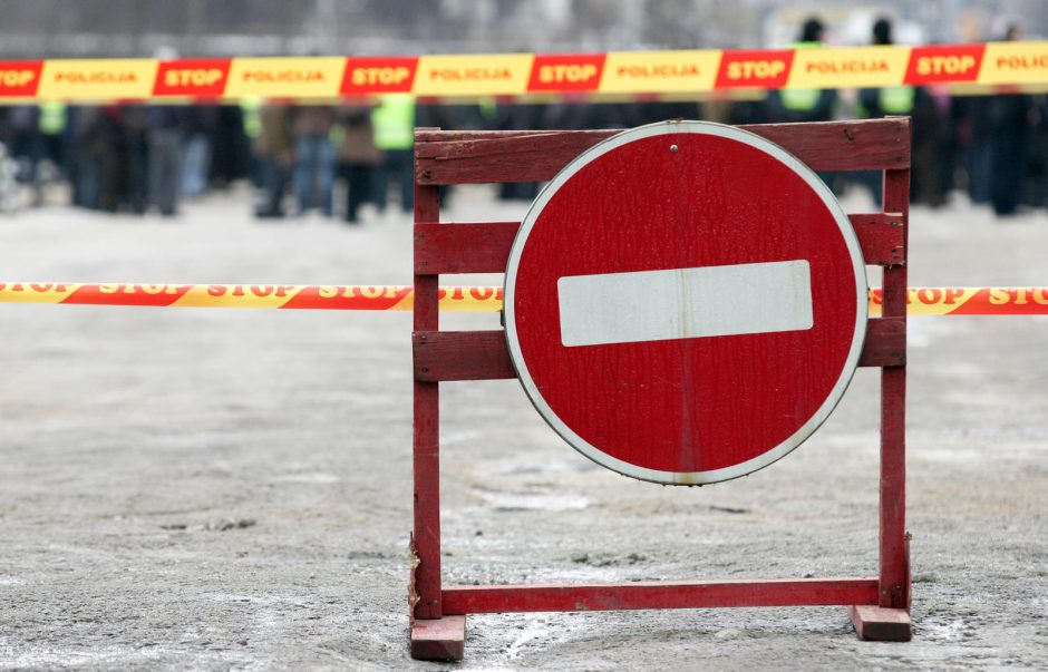 Dėl planuotų darbų savaitgalį sostinėje bus laikinų eismo ribojimų