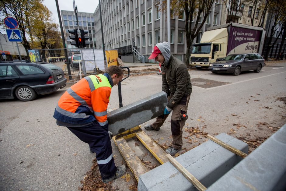 Centrinės gatvės išraustos: kada baigsis remontas?