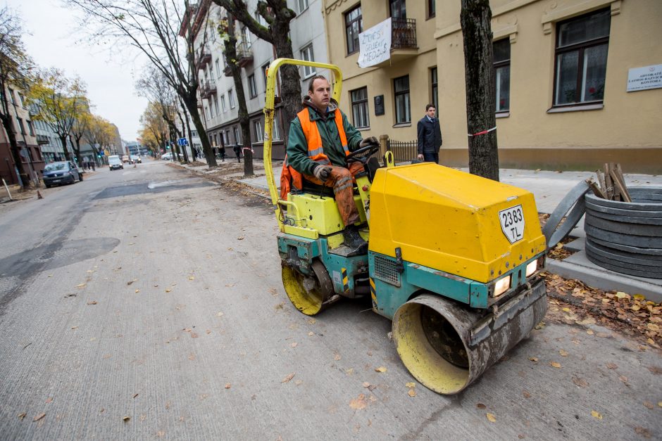 Centrinės gatvės išraustos: kada baigsis remontas?