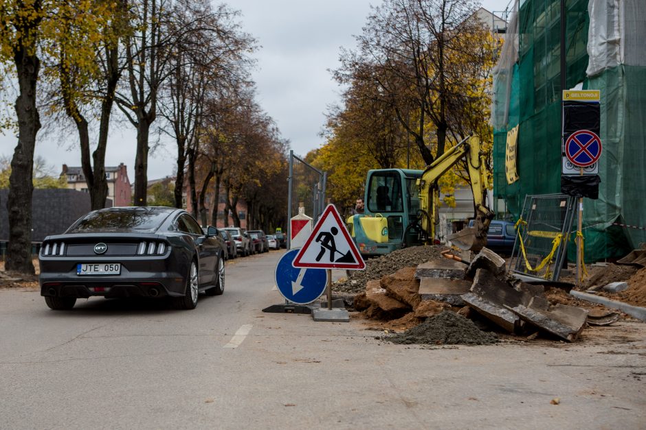 Centrinės gatvės išraustos: kada baigsis remontas?