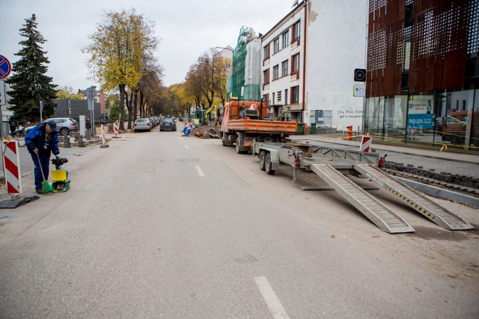 Centrinės gatvės išraustos: kada baigsis remontas?