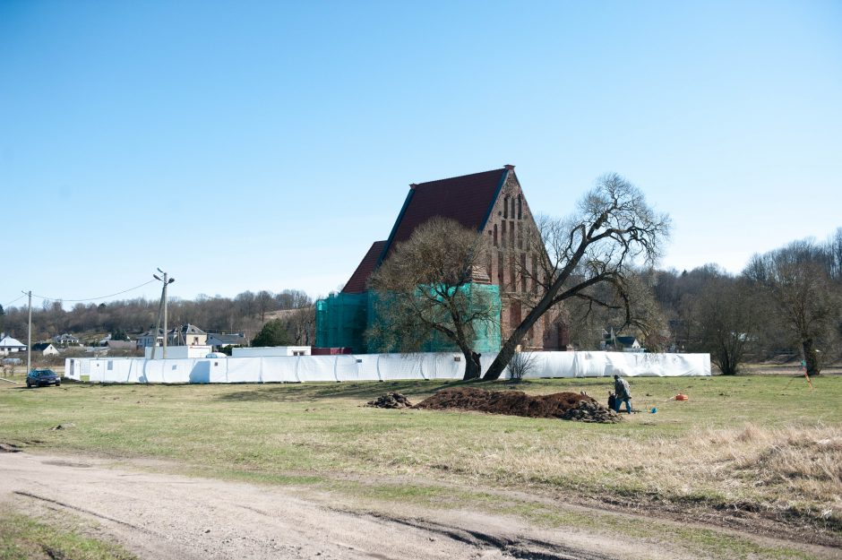 Archeologų laimikis Zapyškyje – mūriniai pamatai